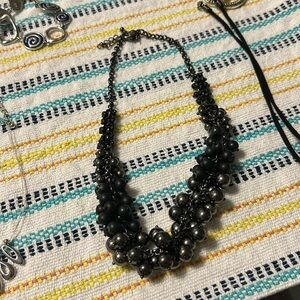 Lia Sophia Statement Beaded Necklace